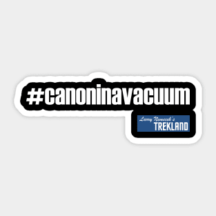 #canoninavacuum Sticker